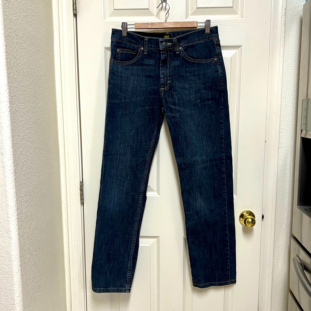 Lee Regular Fit Dark Blue Jeans